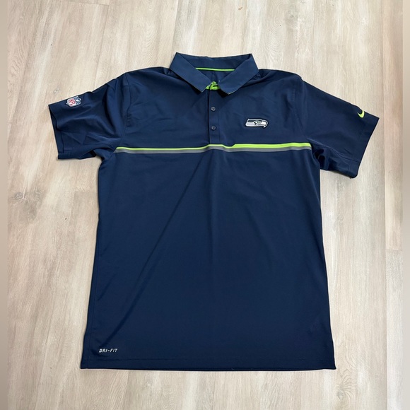 NFL Other - Nike Dri-Fit NFL Seattle Seahawks Polo Shirt